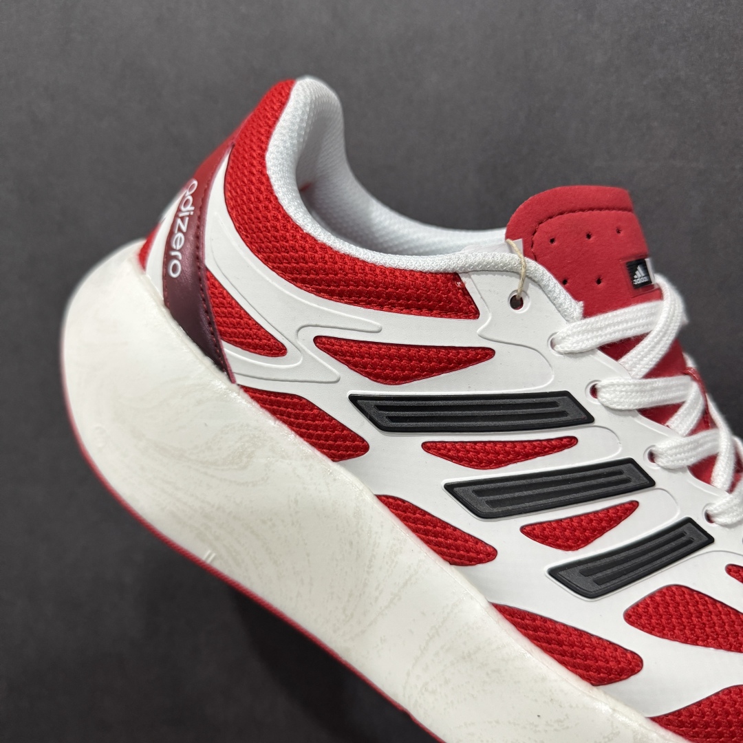 图片[6]-【正确版】Ad Adizero Aruku 阿迪全新缓震休闲跑鞋 JI0308  正确暗花大底底纹 高弹泡棉材料 原鞋开发数据 原楦打造完美鞋型 鞋面材料 卡色与原鞋一致 超高还原度 拒绝一眼假 全新款式搭载丰沛的 Swirlfoam 泡棉厚底，采用时下流行的厚底设定，虽然不像顶级竞速跑鞋那般极致，但也将日常舒适和时尚颜值平衡到位。  尺码：36 36.5 37 38 38.5 39 40 40.5 41 42 42.5 43 44 44.5 45-选品中心