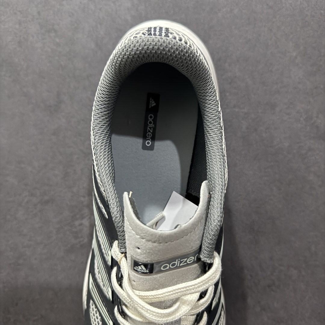 图片[7]-【正确版】Ad Adizero Aruku 阿迪全新缓震休闲跑鞋 JQ5658  正确暗花大底底纹 高弹泡棉材料 原鞋开发数据 原楦打造完美鞋型 鞋面材料 卡色与原鞋一致 超高还原度 拒绝一眼假 全新款式搭载丰沛的 Swirlfoam 泡棉厚底，采用时下流行的厚底设定，虽然不像顶级竞速跑鞋那般极致，但也将日常舒适和时尚颜值平衡到位。  尺码：36 36.5 37 38 38.5 39 40 40.5 41 42 42.5 43 44 44.5 45-选品中心