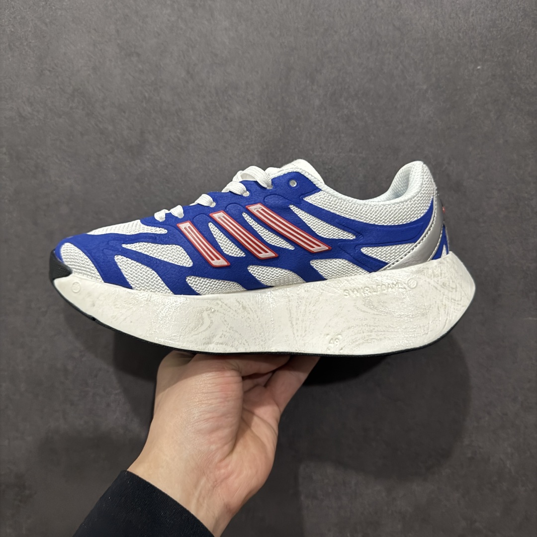 图片[2]-【正确版】Ad Adizero Aruku 阿迪全新缓震休闲跑鞋 JQ7392  正确暗花大底底纹 高弹泡棉材料 原鞋开发数据 原楦打造完美鞋型 鞋面材料 卡色与原鞋一致 超高还原度 拒绝一眼假 全新款式搭载丰沛的 Swirlfoam 泡棉厚底，采用时下流行的厚底设定，虽然不像顶级竞速跑鞋那般极致，但也将日常舒适和时尚颜值平衡到位。  尺码：36 36.5 37 38 38.5 39 40 40.5 41 42 42.5 43 44 44.5 45-选品中心