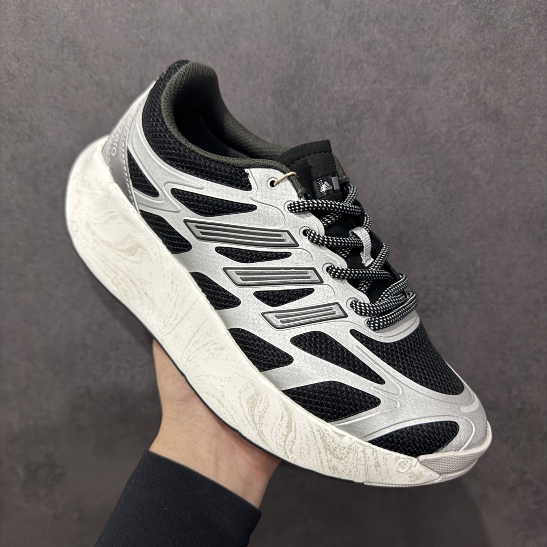 图片[3]-【正确版】Ad Adizero Aruku 阿迪全新缓震休闲跑鞋 JQ7391  正确暗花大底底纹 高弹泡棉材料 原鞋开发数据 原楦打造完美鞋型 鞋面材料 卡色与原鞋一致 超高还原度 拒绝一眼假 全新款式搭载丰沛的 Swirlfoam 泡棉厚底，采用时下流行的厚底设定，虽然不像顶级竞速跑鞋那般极致，但也将日常舒适和时尚颜值平衡到位。  尺码：36 36.5 37 38 38.5 39 40 40.5 41 42 42.5 43 44 44.5 45-选品中心