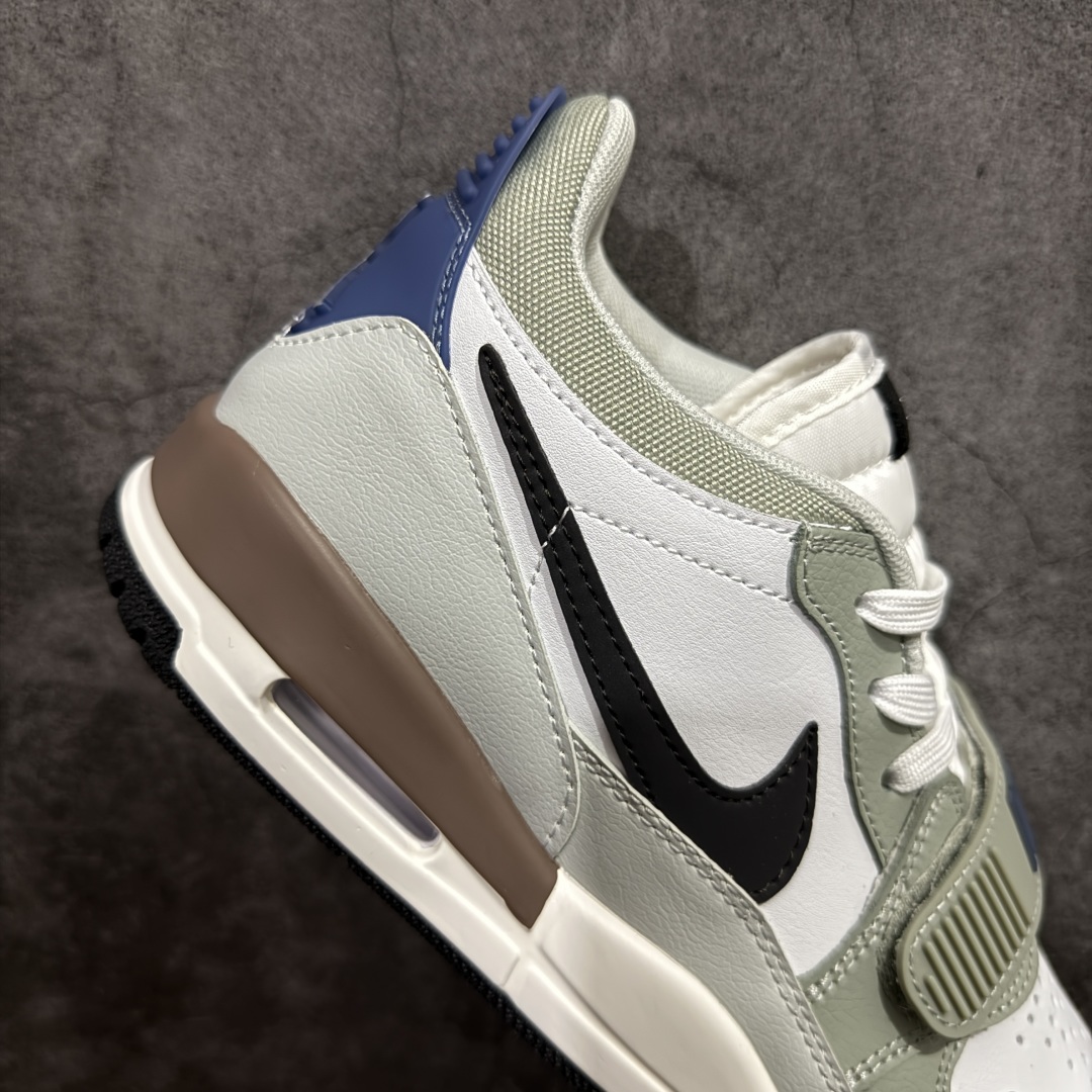 图片[7]-【纯原TNT版】Air Jordan Legacy AJ312白绿黑 HV5970-101 尺码：36-47.5 原楦原档案数据开模打造 独家大底磨具 最大开发至47.5 目前顶配版本之一 正确官方原盒原配 整洁度一流 鞋身采用了皮革材质打造-选品中心