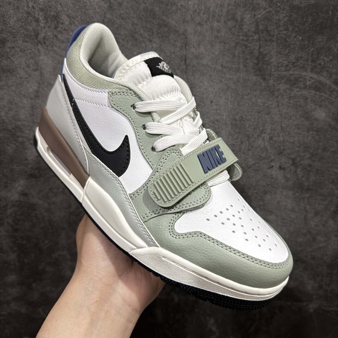 图片[3]-【纯原TNT版】Air Jordan Legacy AJ312白绿黑 HV5970-101 尺码：36-47.5 原楦原档案数据开模打造 独家大底磨具 最大开发至47.5 目前顶配版本之一 正确官方原盒原配 整洁度一流 鞋身采用了皮革材质打造-选品中心