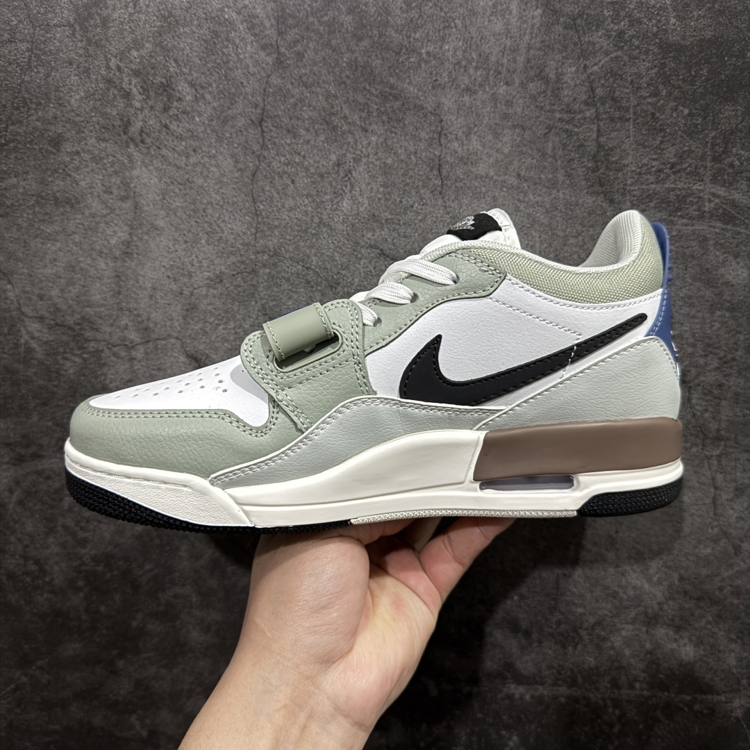 图片[2]-【纯原TNT版】Air Jordan Legacy AJ312白绿黑 HV5970-101 尺码：36-47.5 原楦原档案数据开模打造 独家大底磨具 最大开发至47.5 目前顶配版本之一 正确官方原盒原配 整洁度一流 鞋身采用了皮革材质打造-选品中心