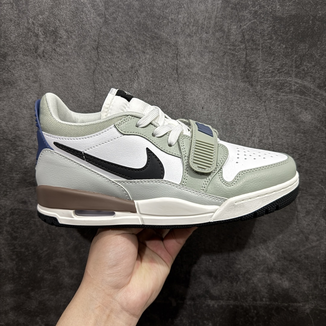 【纯原TNT版】Air Jordan Legacy AJ312白绿黑 HV5970-101 尺码：36-47.5 原楦原档案数据开模打造 独家大底磨具 最大开发至47.5 目前顶配版本之一 正确官方原盒原配 整洁度一流 鞋身采用了皮革材质打造-选品中心