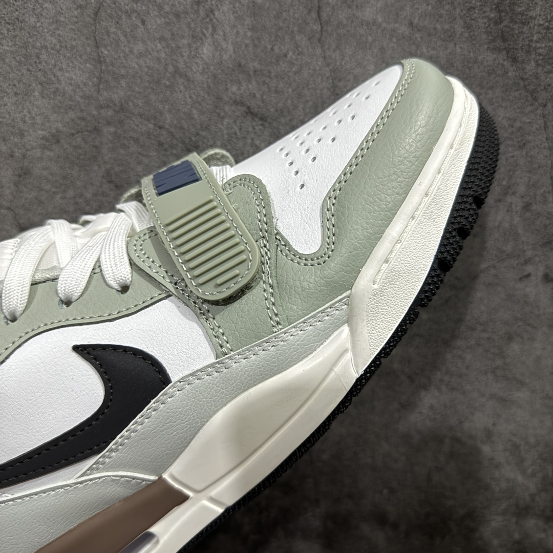 图片[6]-【纯原TNT版】Air Jordan Legacy AJ312白绿黑 HV5970-101 尺码：36-47.5 原楦原档案数据开模打造 独家大底磨具 最大开发至47.5 目前顶配版本之一 正确官方原盒原配 整洁度一流 鞋身采用了皮革材质打造-选品中心