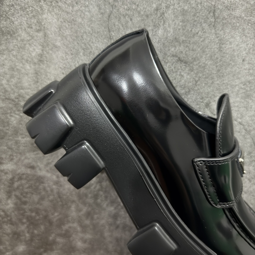 【渠道顶级】Prada Monolith 普拉达皮革女款乐福鞋