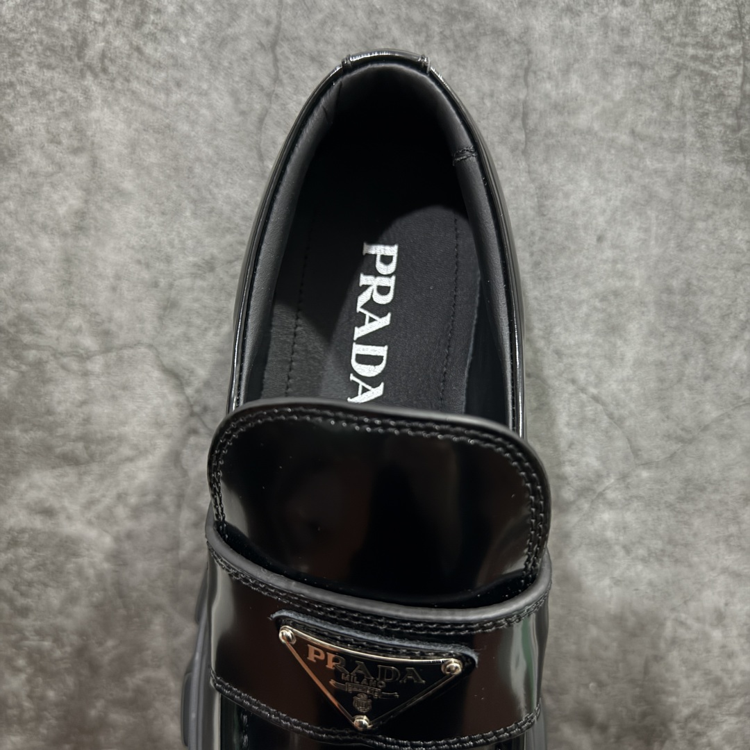【渠道顶级】Prada Monolith 普拉达皮革女款乐福鞋