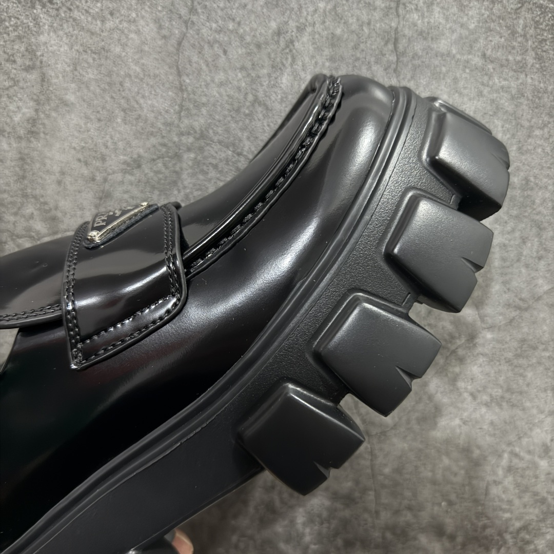 【渠道顶级】Prada Monolith 普拉达皮革女款乐福鞋