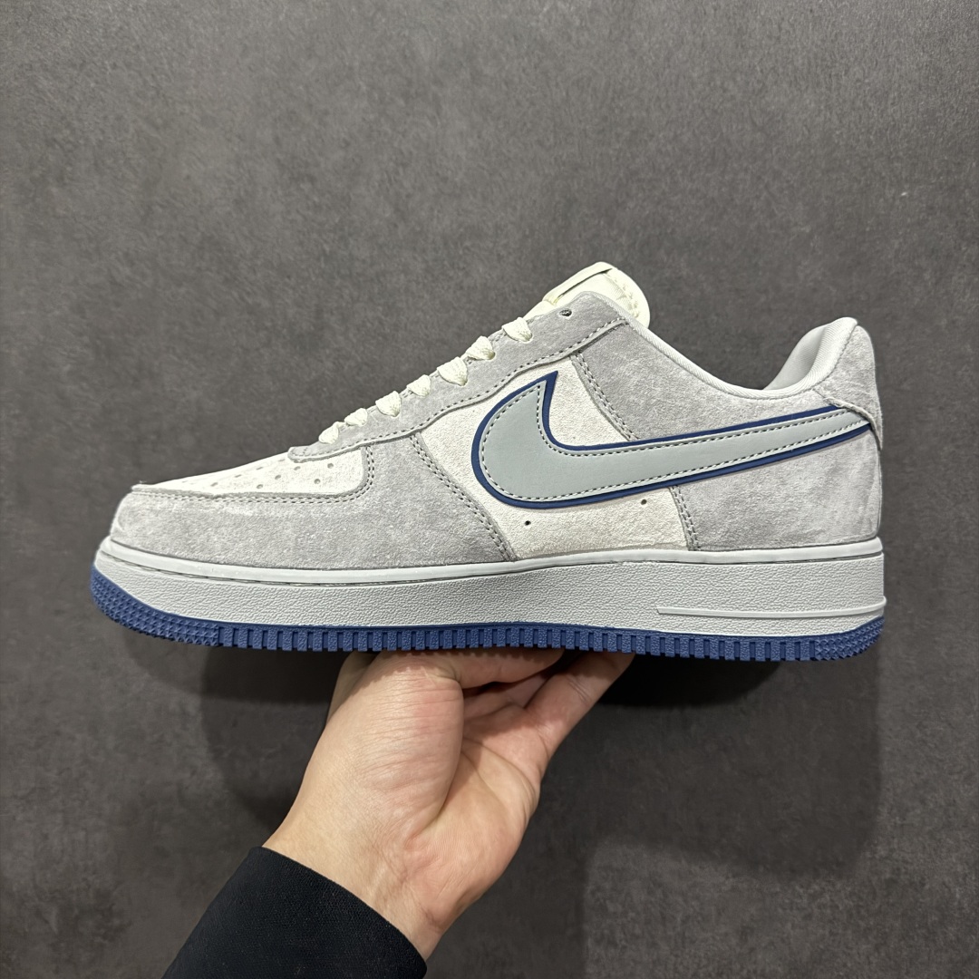 【定制版】Nike Air Force 1 Low 07 x Stussy 灰蓝小钩 DF0188-017
