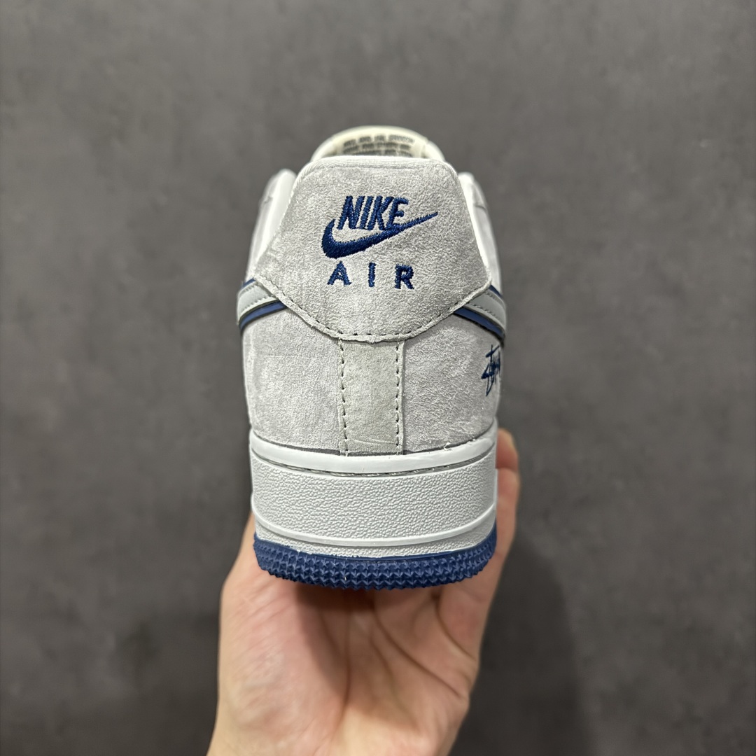 【定制版】Nike Air Force 1 Low 07 x Stussy 灰蓝小钩 DF0188-017