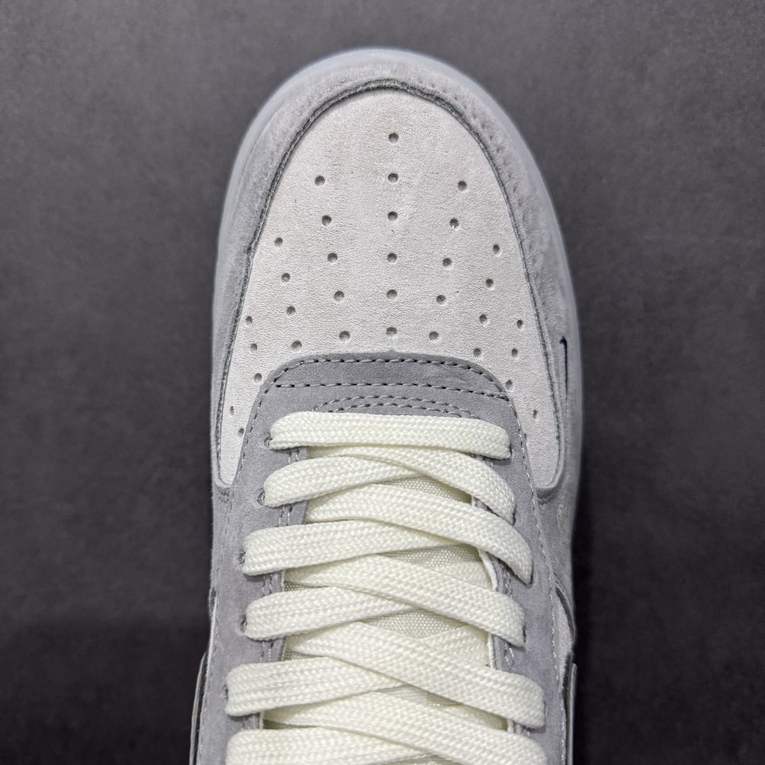 【定制版】Nike Air Force 1 Low 07 x Stussy 灰蓝小钩 DF0188-017