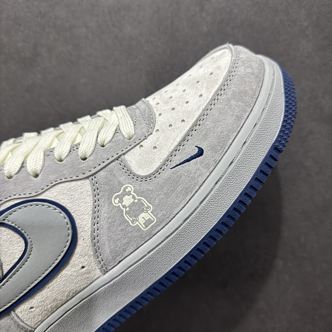 【定制版】Nike Air Force 1 Low 07 x Stussy 灰蓝小钩 DF0188-017