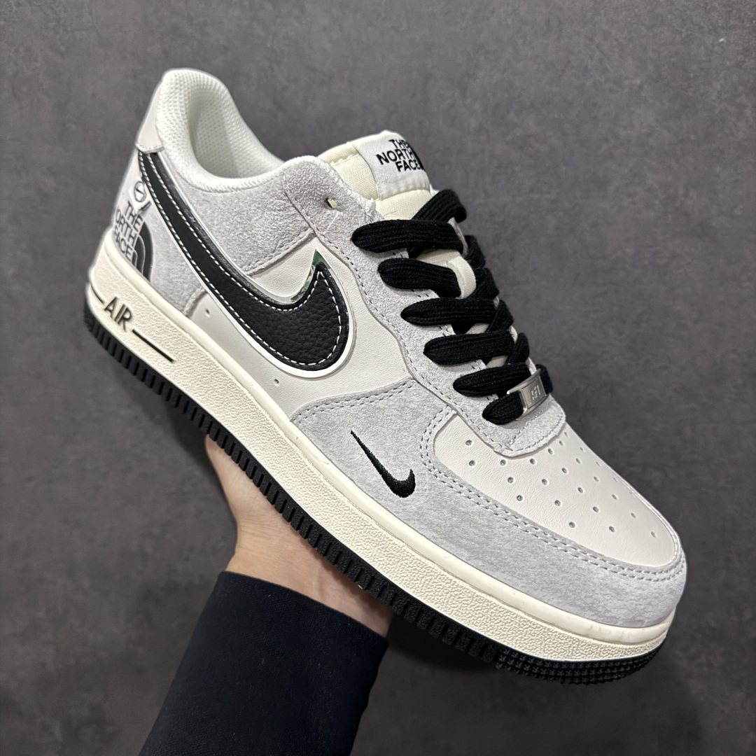 【定制版】Nk Air Force 1'07 Low 北面联名 米灰碳黑勾 空军一号低帮休闲板鞋 XZ6188-916