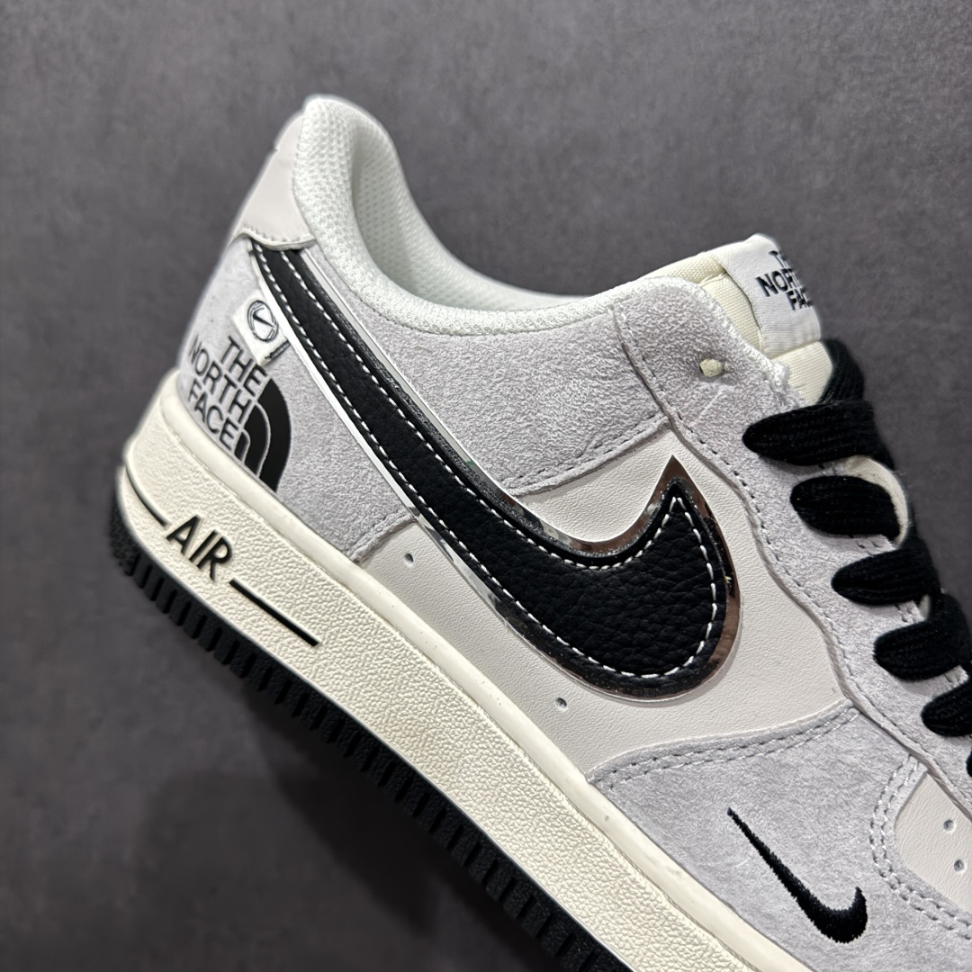 【定制版】Nk Air Force 1'07 Low 北面联名 米灰碳黑勾 空军一号低帮休闲板鞋 XZ6188-916