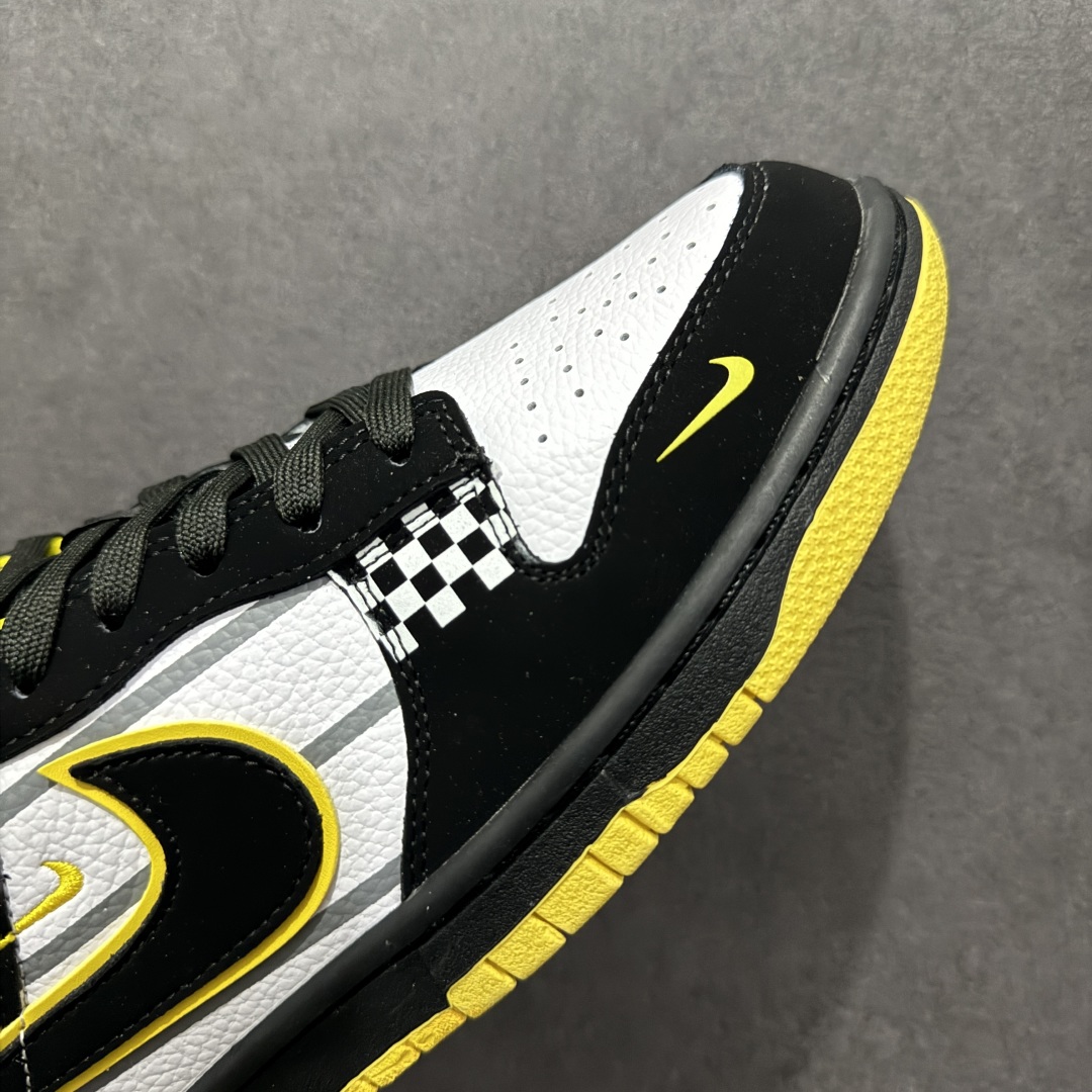 【定制版】Nk SB Dunk Low 闪电联名 赛车黑勾 周年高端定制 低帮休闲板鞋  KK1333-026