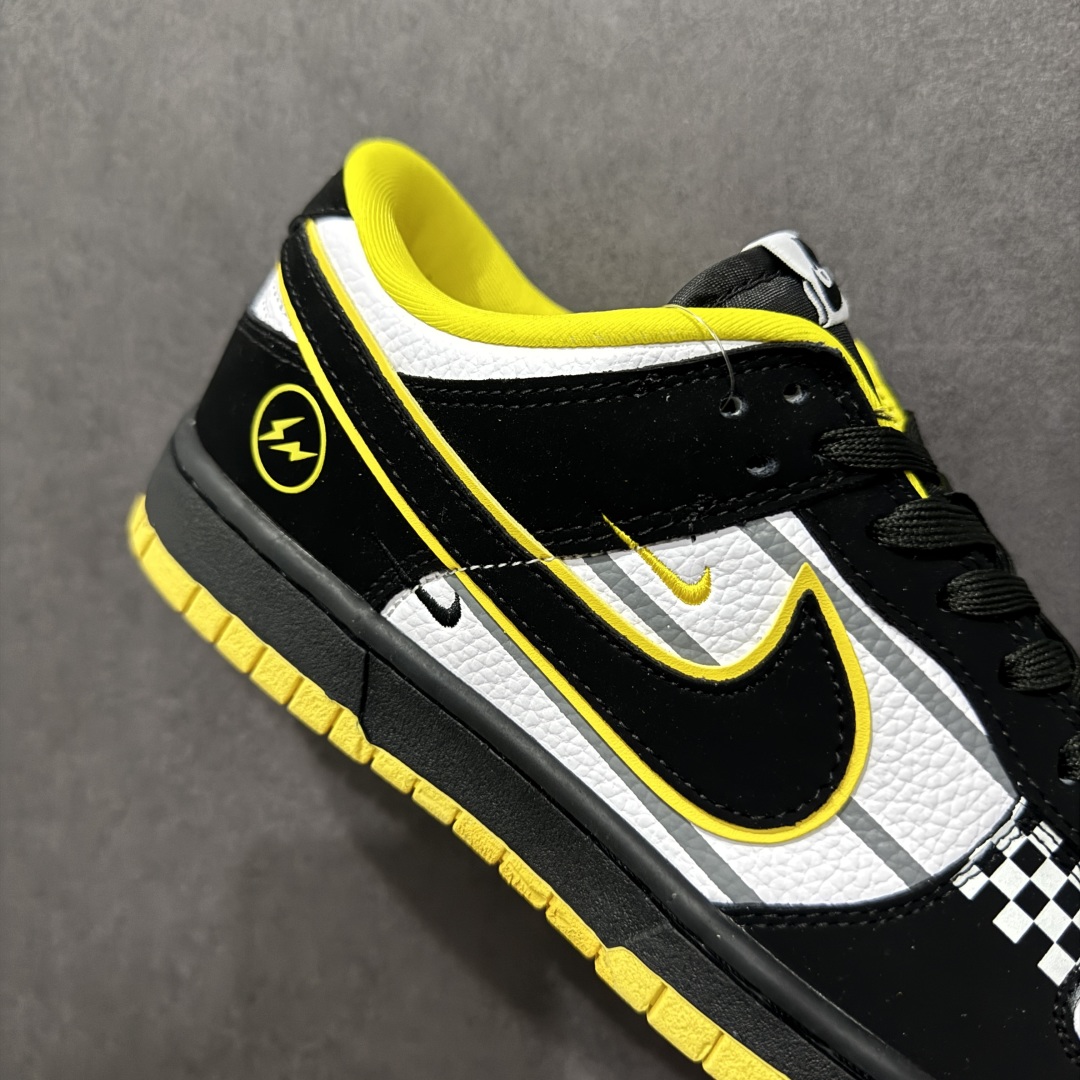 【定制版】Nk SB Dunk Low 闪电联名 赛车黑勾 周年高端定制 低帮休闲板鞋  KK1333-026
