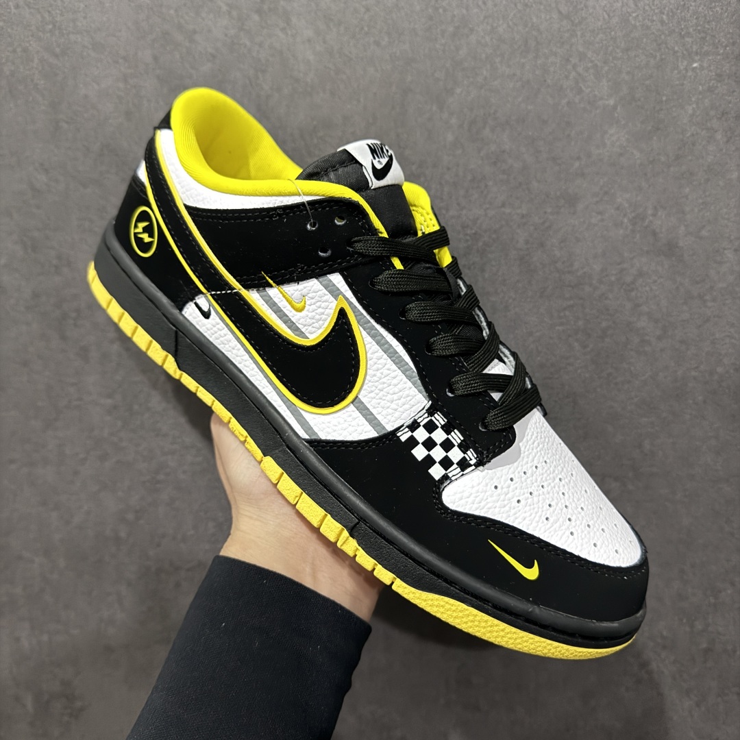【定制版】Nk SB Dunk Low 闪电联名 赛车黑勾 周年高端定制 低帮休闲板鞋  KK1333-026