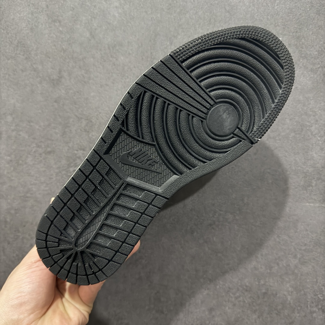 【定制版】Air Jordan 1 Low AJ1 乔1 Supreme联名 米黑双小勾 高端定制 低帮复古篮球鞋  XX3318-108