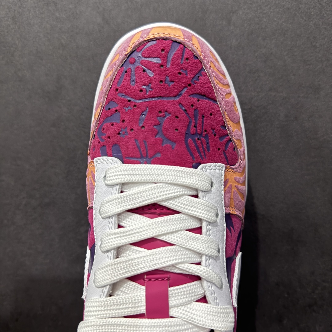 【定制版】Nk SB Dunk Low 彩色压印 粉色白勾 周年高端定制 低帮休闲板鞋 XD6188-047