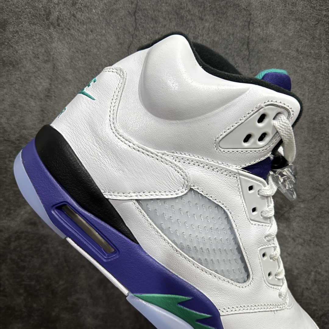 【外贸纯原版本】Air Jordan 5 Retro ”Grape” 高帮 白紫色 AJ5 乔丹5代 aj5 乔5 高邦 白紫色 乔丹篮球鞋系列  HQ7978-100