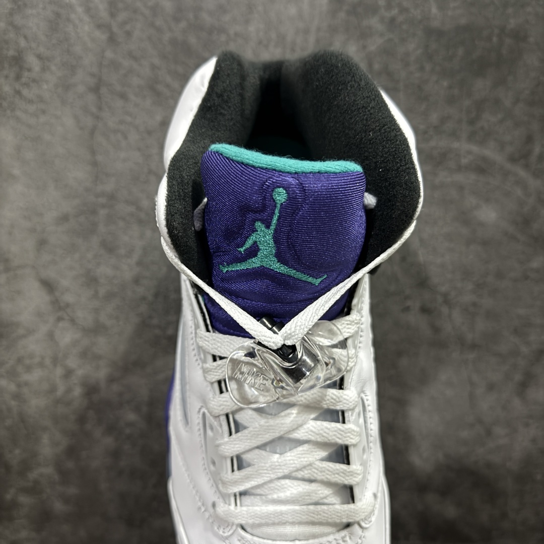 【外贸纯原版本】Air Jordan 5 Retro ”Grape” 高帮 白紫色 AJ5 乔丹5代 aj5 乔5 高邦 白紫色 乔丹篮球鞋系列  HQ7978-100