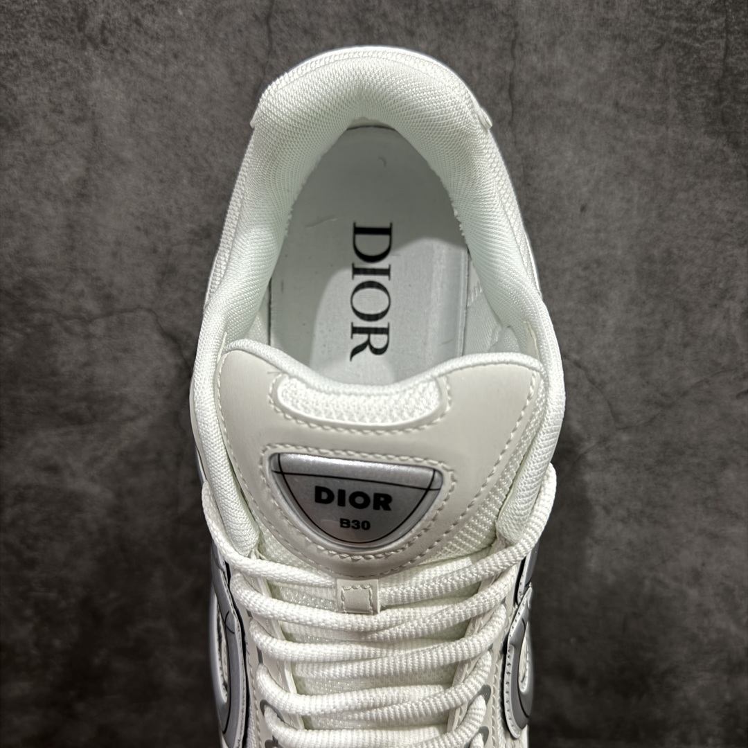 图片[8]-【总裁版】Dior B30 迪奥网眼织物低帮运动休闲鞋 原版开模 海淘专供品质同渠道货源 全套专柜原装配件 该款系列采用黑网色眼织物白和色科技料面精心制 作饰以反光“CD30”图形标志 外格轻盈的刻雕效果橡胶鞋搭底配标志性点的缀提升格调 内弹部力细节塑造想理的舒适穿着体验可与各休式闲造型配搭 彰显尚时现代的运风动范 正常尺码：39 40 41 42 43 44 45-选品中心