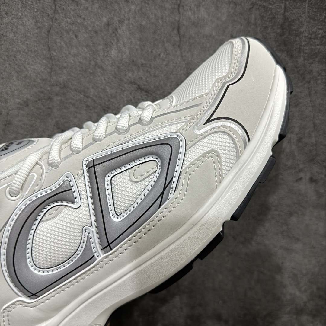 图片[6]-【总裁版】Dior B30 迪奥网眼织物低帮运动休闲鞋 原版开模 海淘专供品质同渠道货源 全套专柜原装配件 该款系列采用黑网色眼织物白和色科技料面精心制 作饰以反光“CD30”图形标志 外格轻盈的刻雕效果橡胶鞋搭底配标志性点的缀提升格调 内弹部力细节塑造想理的舒适穿着体验可与各休式闲造型配搭 彰显尚时现代的运风动范 正常尺码：39 40 41 42 43 44 45-选品中心