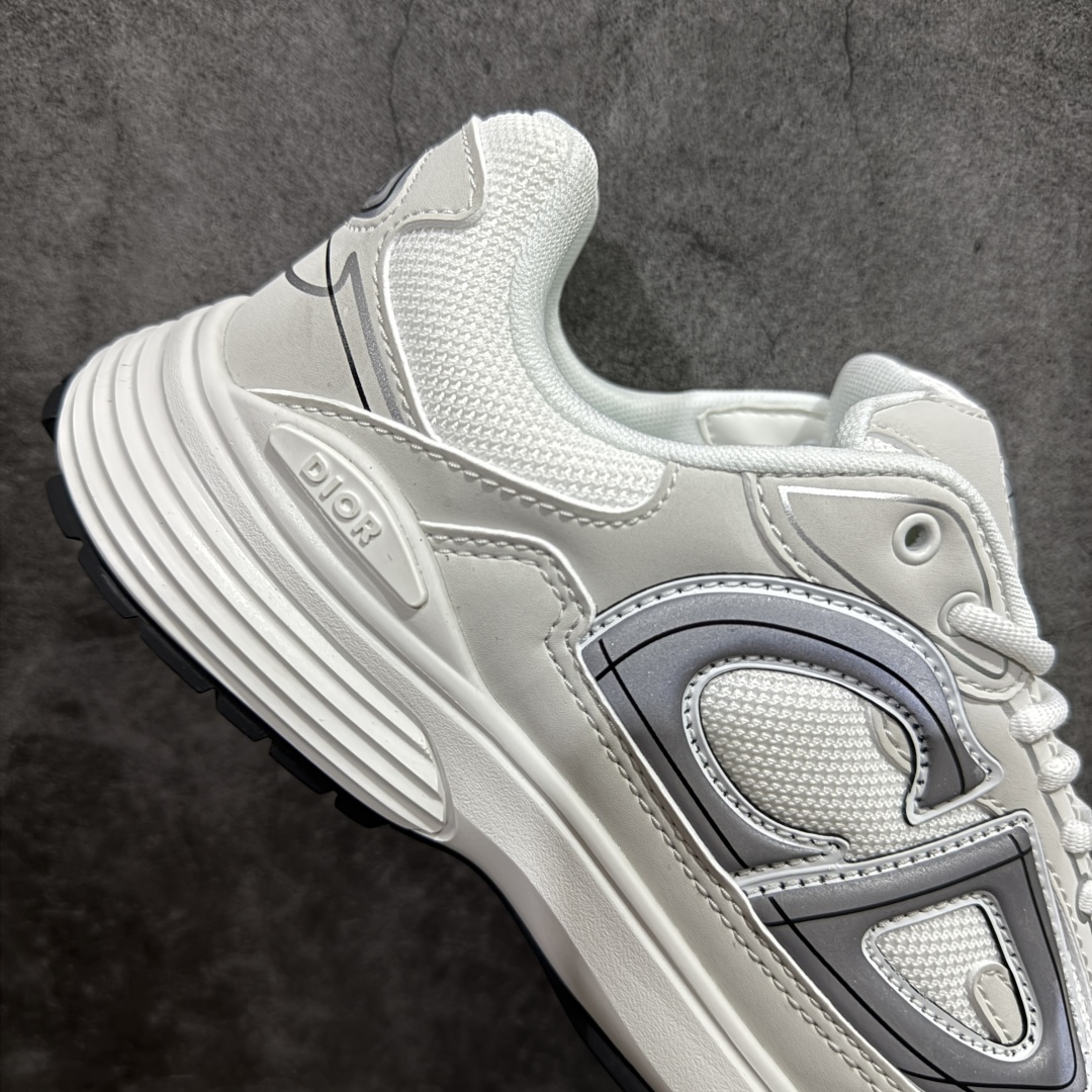 图片[7]-【总裁版】Dior B30 迪奥网眼织物低帮运动休闲鞋 原版开模 海淘专供品质同渠道货源 全套专柜原装配件 该款系列采用黑网色眼织物白和色科技料面精心制 作饰以反光“CD30”图形标志 外格轻盈的刻雕效果橡胶鞋搭底配标志性点的缀提升格调 内弹部力细节塑造想理的舒适穿着体验可与各休式闲造型配搭 彰显尚时现代的运风动范 正常尺码：39 40 41 42 43 44 45-选品中心