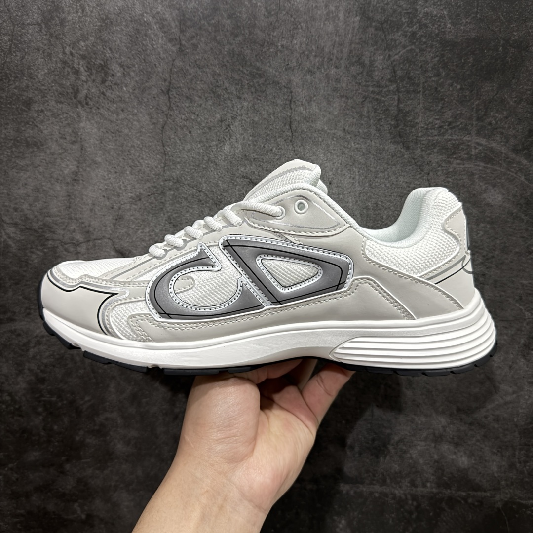 图片[2]-【总裁版】Dior B30 迪奥网眼织物低帮运动休闲鞋 原版开模 海淘专供品质同渠道货源 全套专柜原装配件 该款系列采用黑网色眼织物白和色科技料面精心制 作饰以反光“CD30”图形标志 外格轻盈的刻雕效果橡胶鞋搭底配标志性点的缀提升格调 内弹部力细节塑造想理的舒适穿着体验可与各休式闲造型配搭 彰显尚时现代的运风动范 正常尺码：39 40 41 42 43 44 45-选品中心