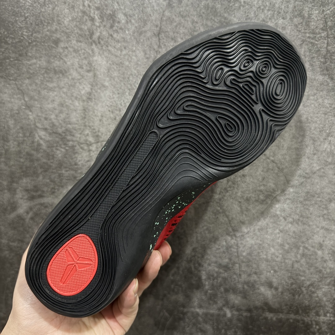 【外贸MX版本】Nike Kobe 9 Elite Low Beethoven 科比9 黑红白勾低帮 篮球鞋  653456-601
