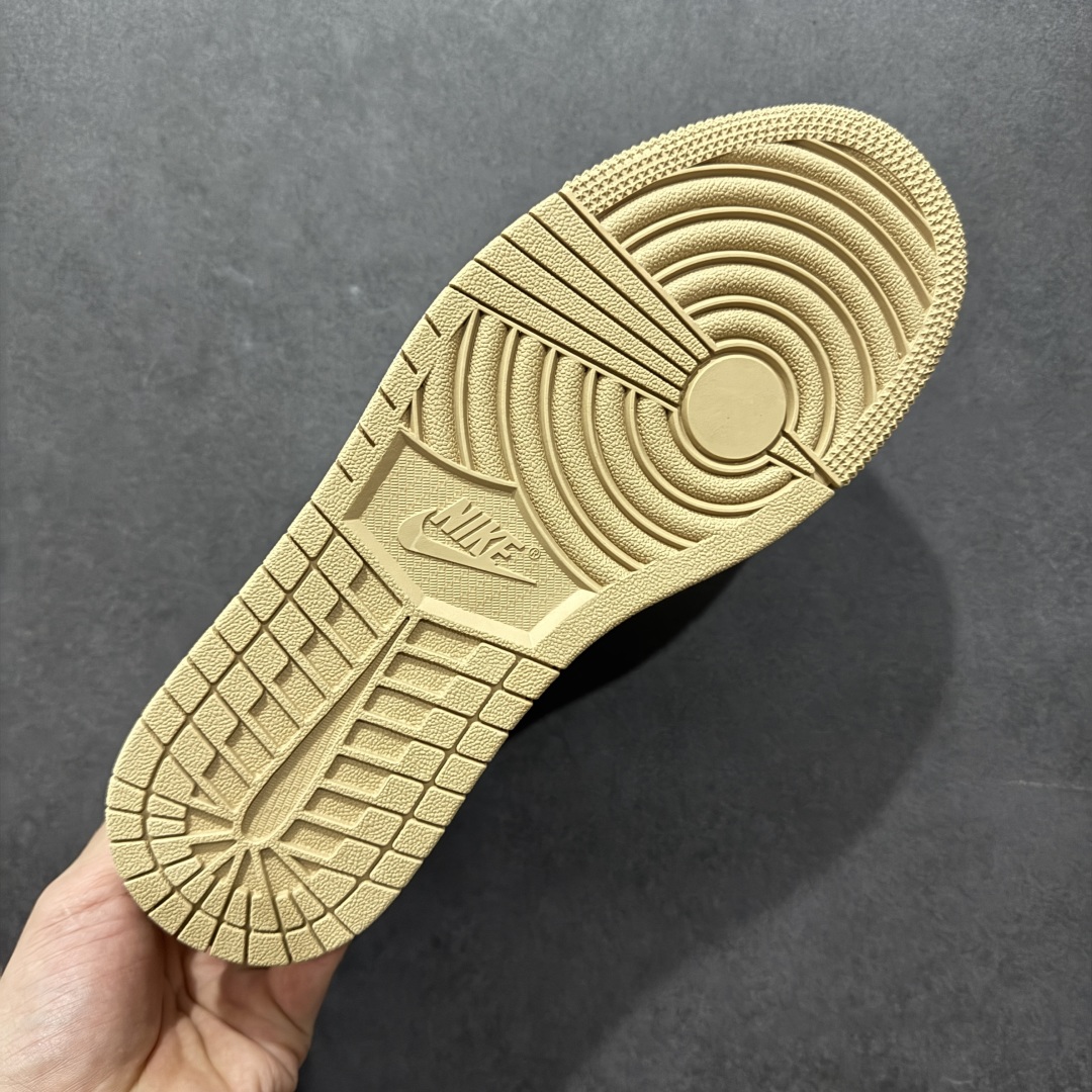 【定制版】Travis Scott x Fragment Design x Air Jordan 1 Low OG SP AJ1 乔1 Bape联名 米灰卡其双拼 低帮文化休闲板鞋 BB6511-623