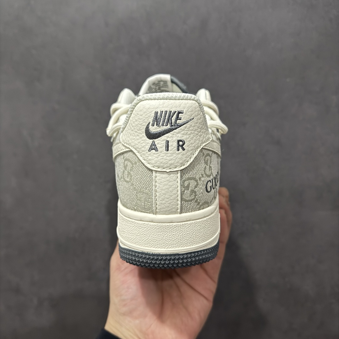 【定制版】Nike Air Force 1 Low 07 x GUCCI 白灰绑带满天星  SJ1198-105