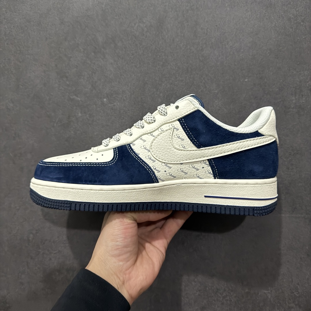 【定制版】Nike Air Force 1 Low 07 x Stussy 白蓝小钩满天星 XZ6188-673