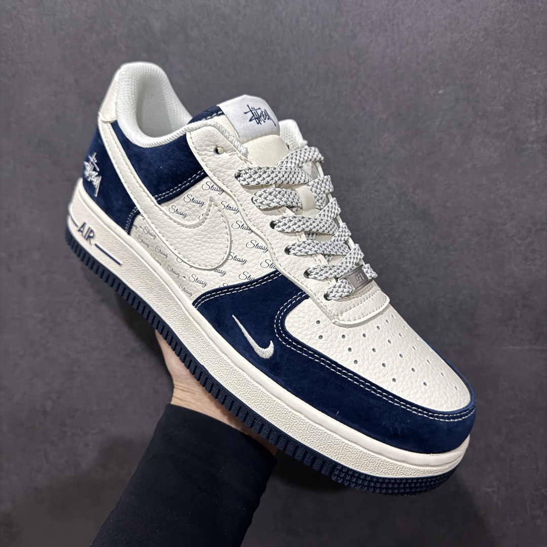 【定制版】Nike Air Force 1 Low 07 x Stussy 白蓝小钩满天星 XZ6188-673
