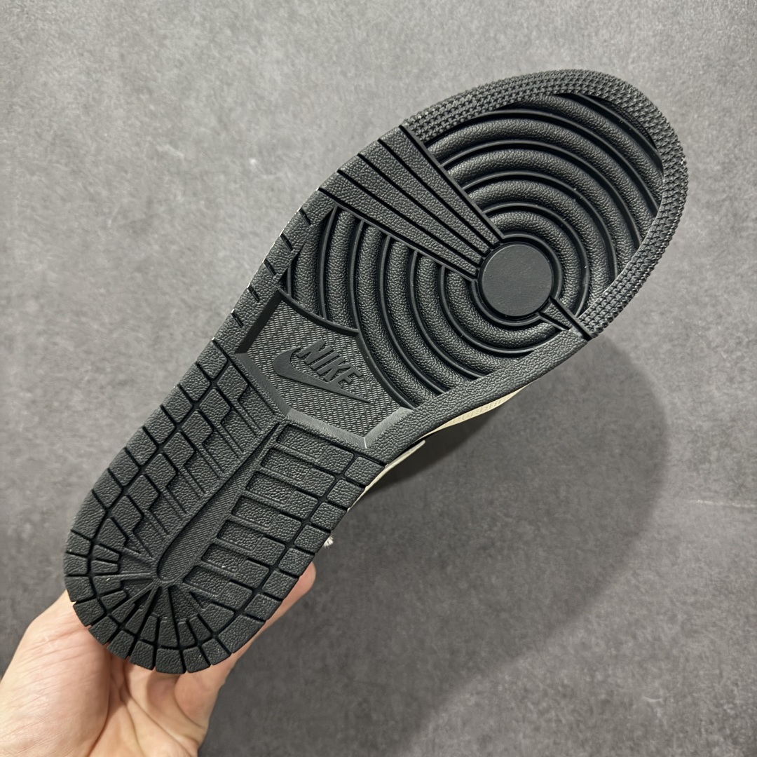 【定制版】Air Jordan 1 Low 北面联名 黑灰白勾 高端定制 低帮复古篮球鞋  XX3318-510