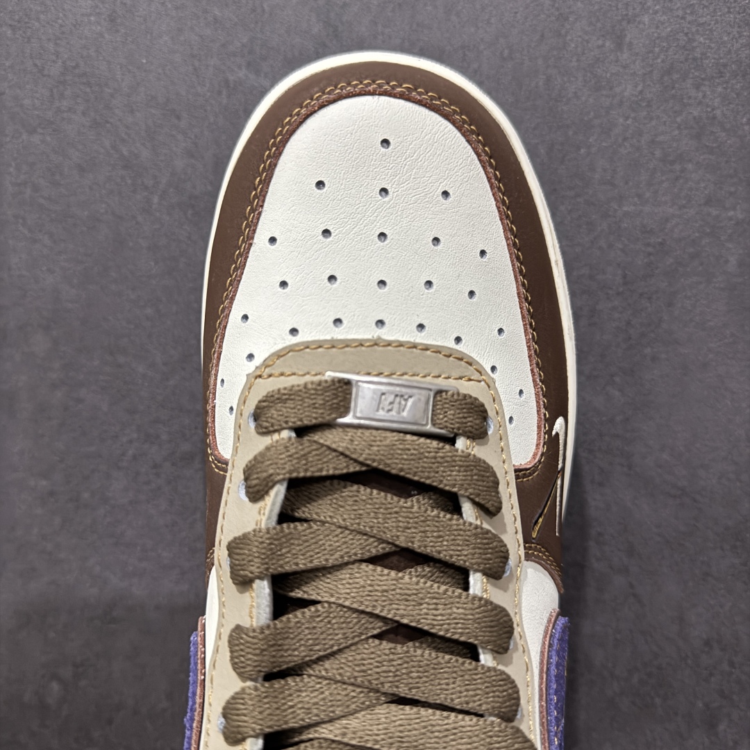 【定制版】Nike Air Force 1 Low 07 x Harry Potter 哈利波特涂鸦 棕咖紫小钩  LJ2288-111