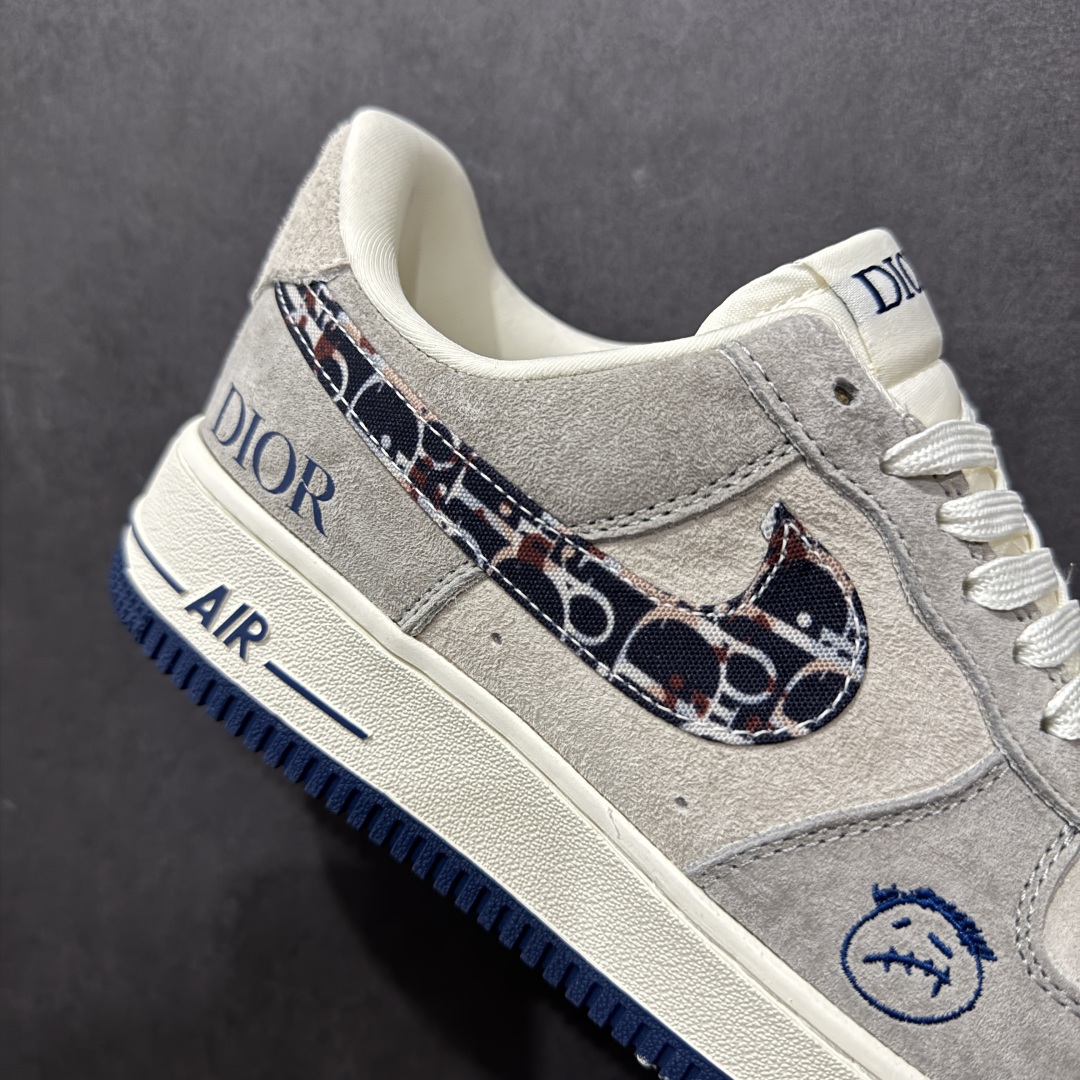 【定制版】Nike Air Force 1 Low 07 x Travis Scott x DIOR 灰蓝小钩  KK1988-044