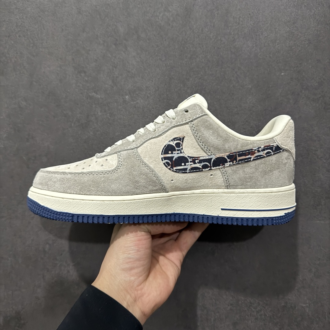 【定制版】Nike Air Force 1 Low 07 x Travis Scott x DIOR 灰蓝小钩  KK1988-044