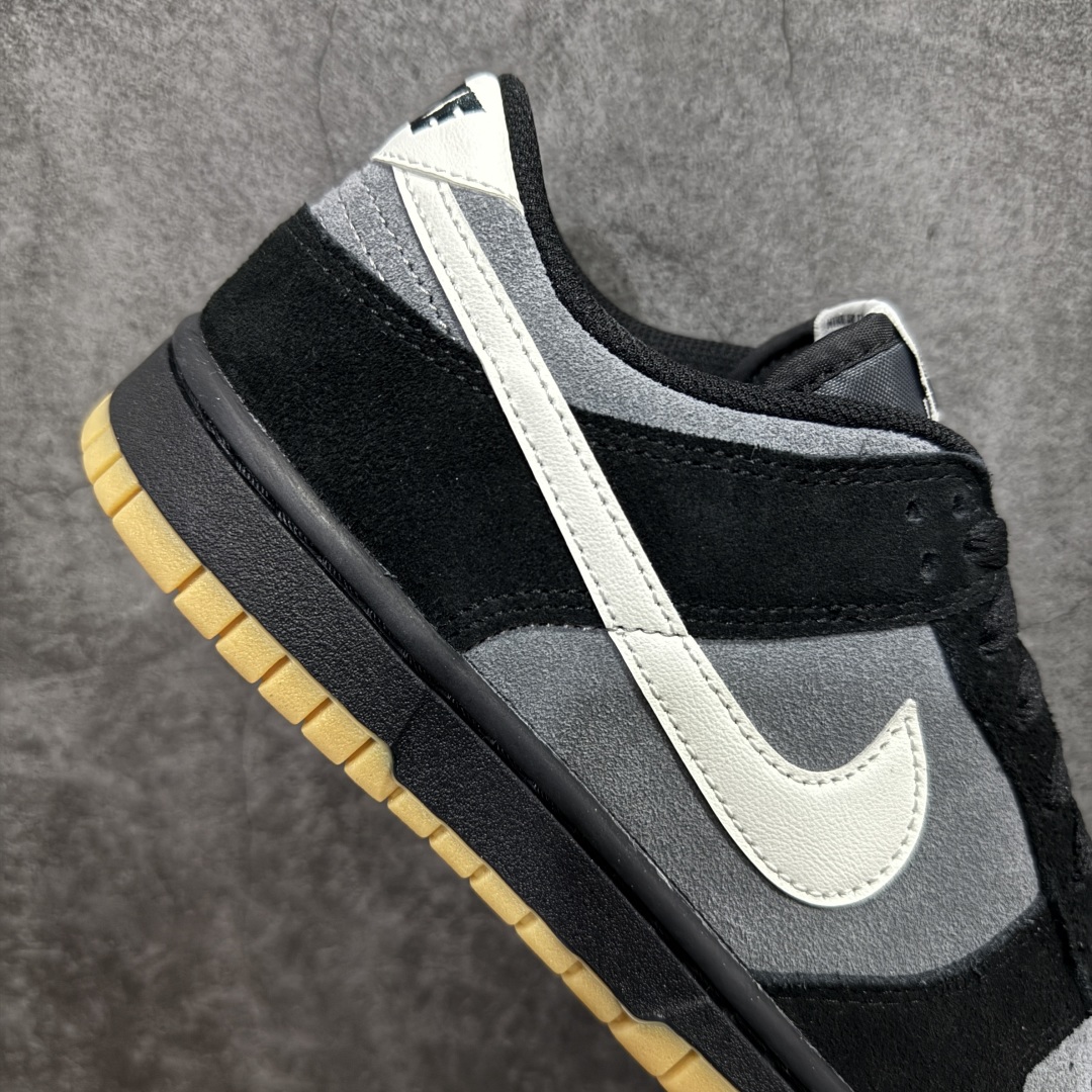 图片[7]-【KZ纯原】NK Dunk Low 黑灰 HQ1931-001 实力大厂出品 新配色陆续开发 全套原纸板楦头开发 确保原汁原味 完美呈现DUNK版型 一比一鞋头弧度高度鞋身弧度 此版本只针对中端市场 皮料材质有所更替 其他数据细节工艺流程均保持一致 绝不口嗨 细节品控鞋型随意对比 独家私模官方第六代原厂航空铝磨具打磨大底 鞋头坡度极致还原 无解鞋型 原盒原配 圈内天花板工艺 原厂玻璃冲刀 超高清洁度 全鞋零毛边皮料切割 原厂中底布点胶 中底布拉帮走线遵循公司 尺码：36 36.5 37.5 38 38.5 39 40 40.5 41 42 42.5 43 44 44.5 45 46 47.5 48.5-选品中心