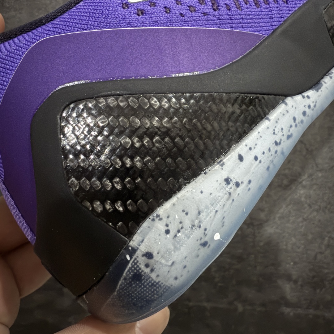 图片[3]-【外贸MX版本】Nike Kobe 9 Elite Low Beethoven 科比9 紫色 漫步月球 篮球鞋 男款 市场最强科比9代 原厂工艺3层立体编织flyknit鞋面 厚度同步ZP吊打市场“纯原” 原厂碳板加持 立体感区分市场货品 灵动鞋型 鞋头➕腰身版型 区分市场货品🌪过验级拉帮细节 全新复刻版中底鞋垫 REACT高弹缓震 前后掌带气垫 用实力让信仰落地 👊🏻 货号：639045-515 尺码：41-48.5半 全码出货-选品中心