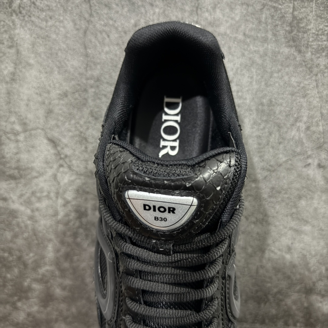 【总裁版】Dior B30 迪奥网眼织物低帮运动休闲鞋 蛇年限定 蛇纹