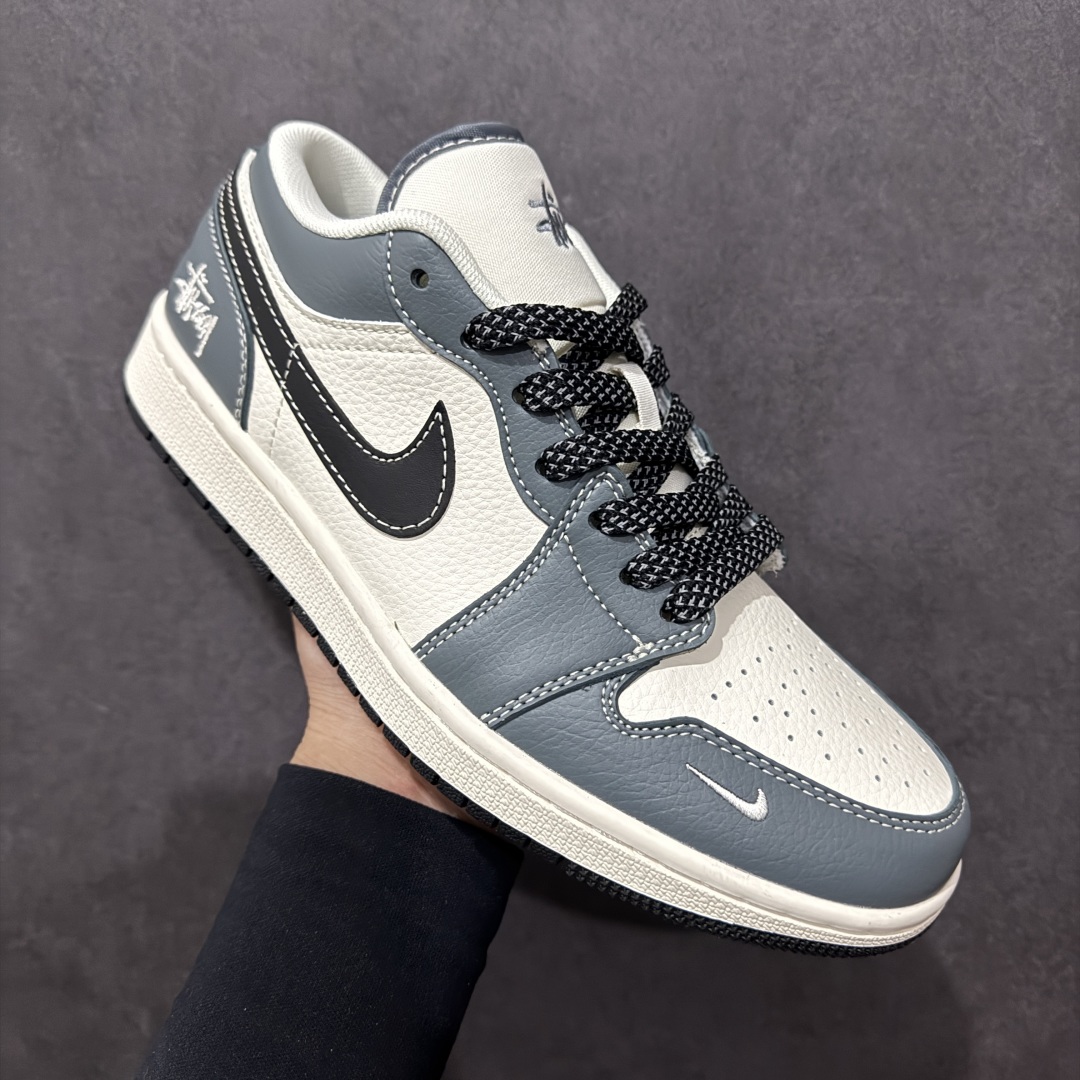 【定制版】Stussy x Air Jordan 1 蓝灰色  XX3318-506