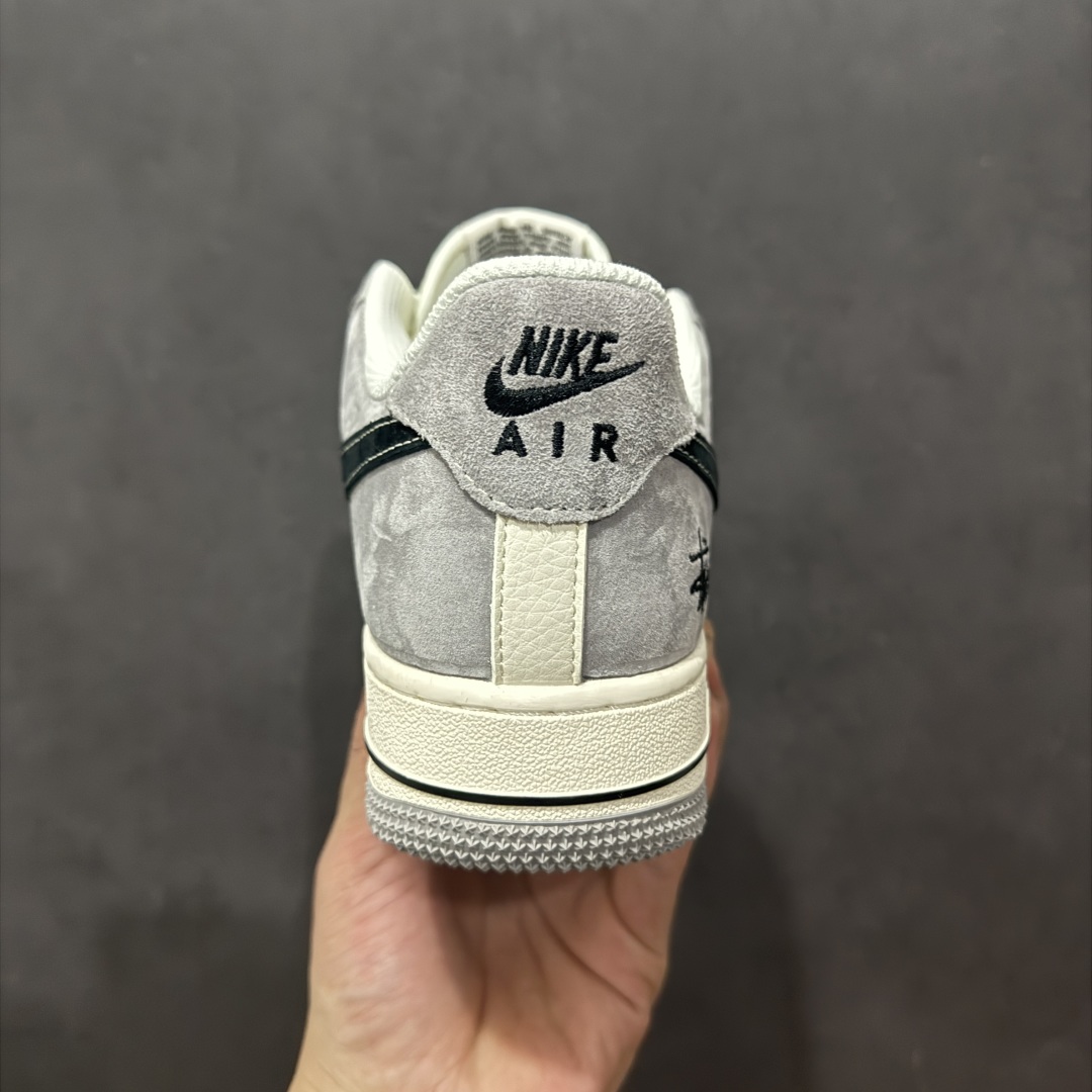 【定制版】Nike Air Force 1 Low 07 x Stussy 白黑灰小钩  XZ6188-363