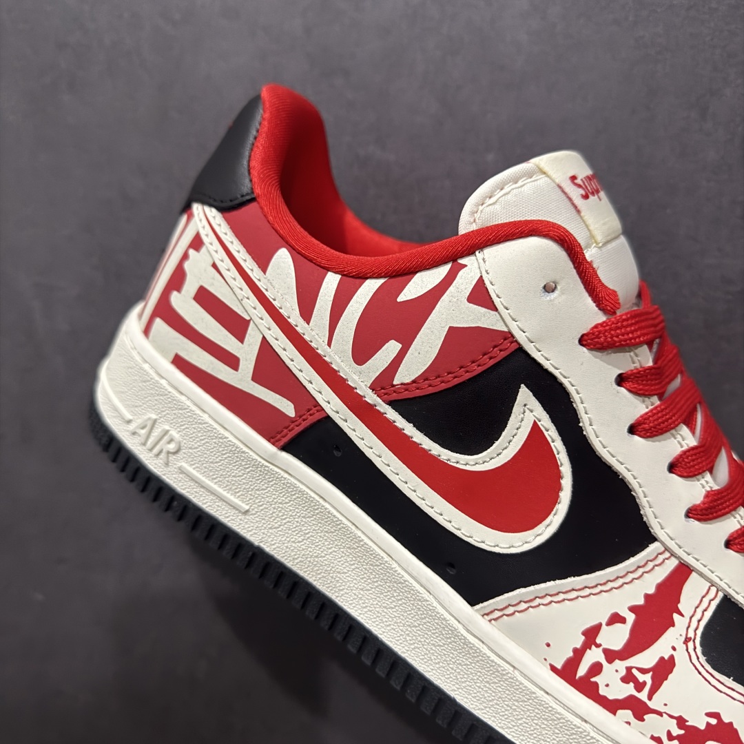 【定制版】Nike Air Force 1 Low 07 x Supreme 白黑红涂鸦  DF0188-020