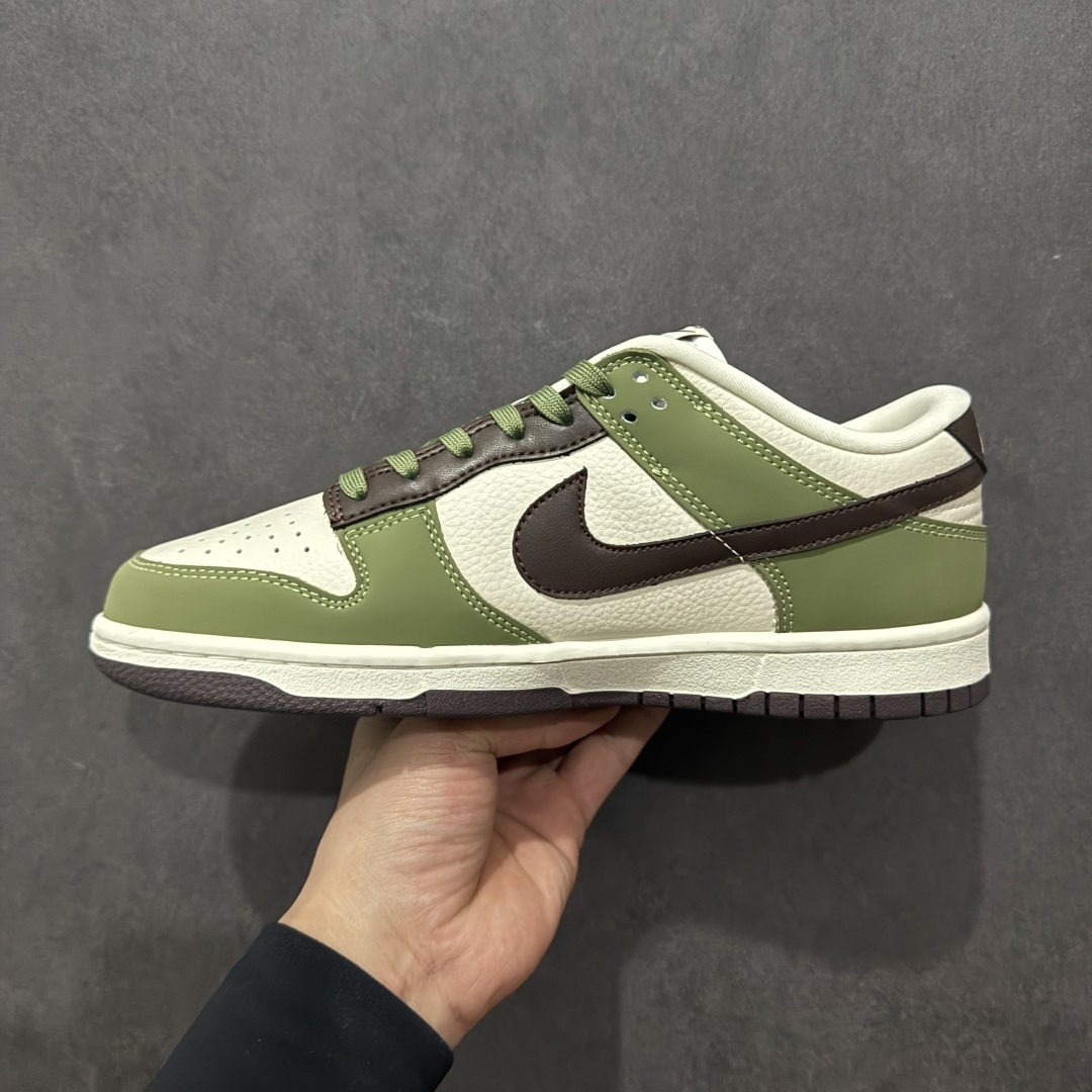 【定制版】Nk SB Dunk Low 斯图西联名 白绿黑勾 周年高端定制 低帮休闲板鞋 KK1333-020