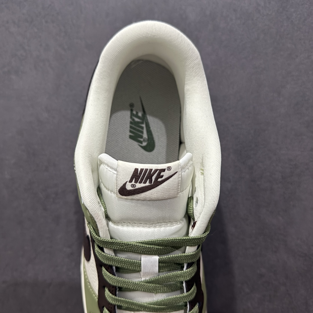 【定制版】Nk SB Dunk Low 斯图西联名 白绿黑勾 周年高端定制 低帮休闲板鞋 KK1333-020