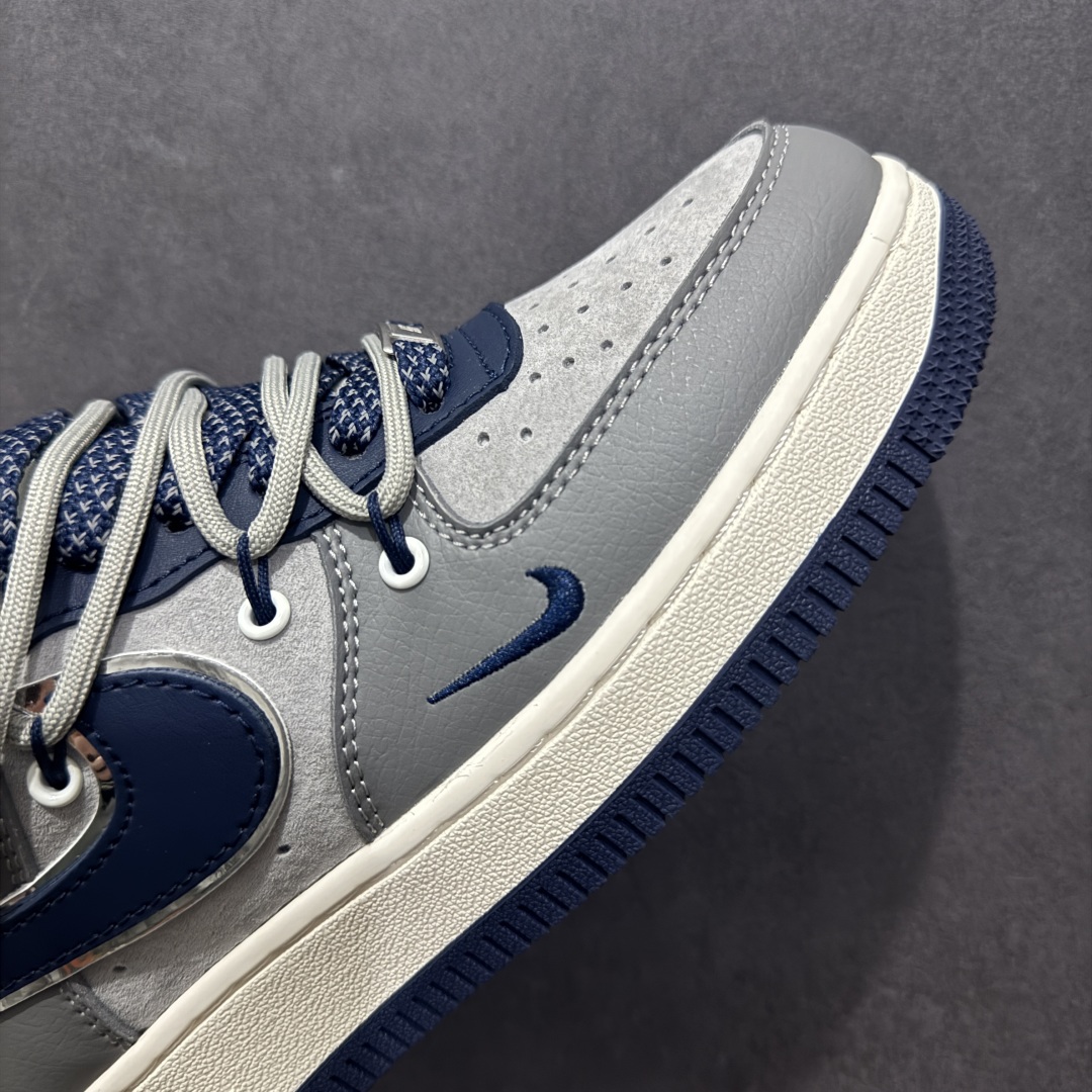 【定制版】Nike Air Force 1 Low 07 x Fragment Design 灰蓝小钩绑带满天星 SJ1198-111