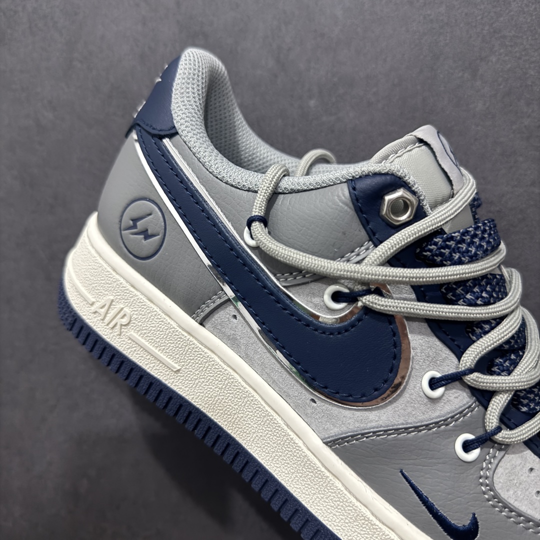 【定制版】Nike Air Force 1 Low 07 x Fragment Design 灰蓝小钩绑带满天星 SJ1198-111