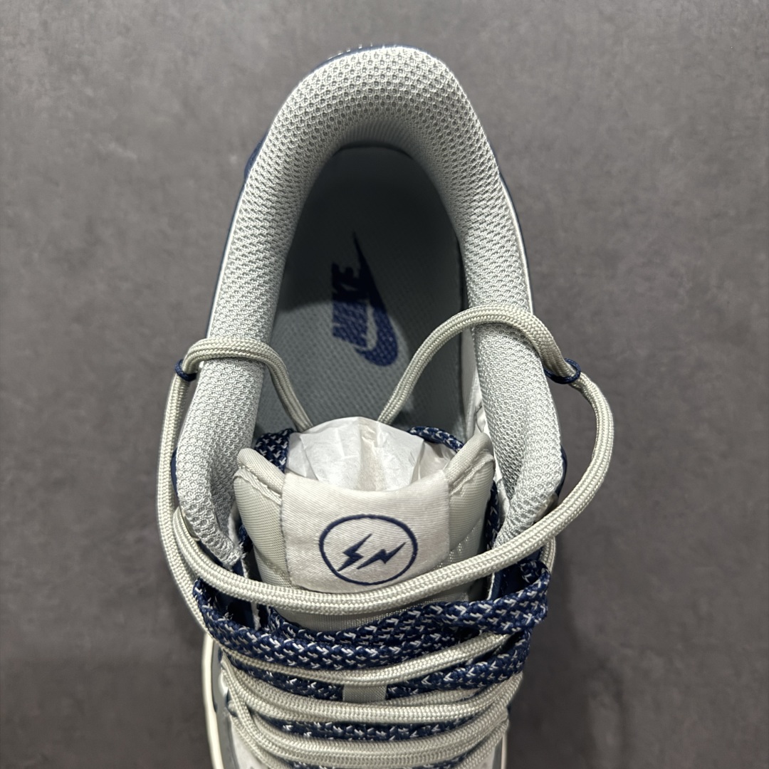 【定制版】Nike Air Force 1 Low 07 x Fragment Design 灰蓝小钩绑带满天星 SJ1198-111