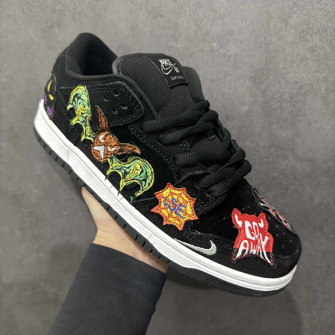  
【定制版】耐克Nike SB Dunk Low Pro 扣篮系列复古低帮休闲运动滑板板鞋。采用脚感柔